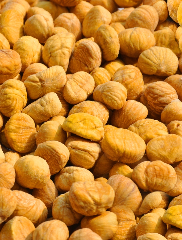 Frozen chestnut kernels